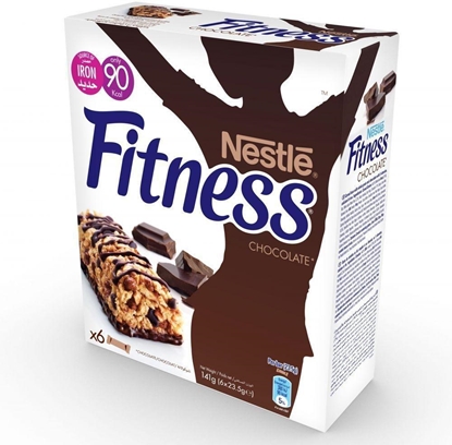 Picture of FITNESS BARS CHOCOLATE X6